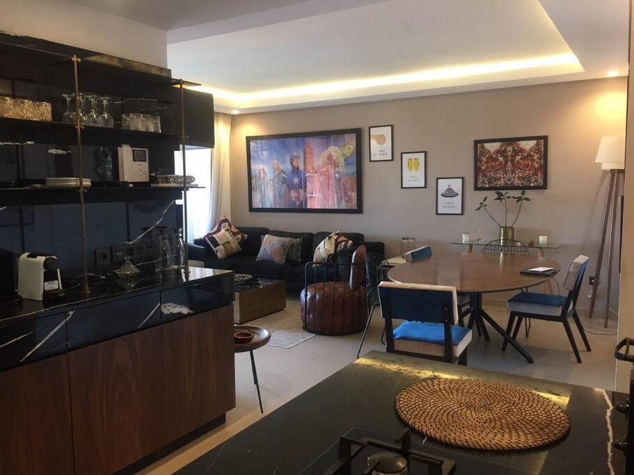 Luxueux Appart Hivernage Avec Vue Sur L"Atlas Marrakesh Bagian luar foto