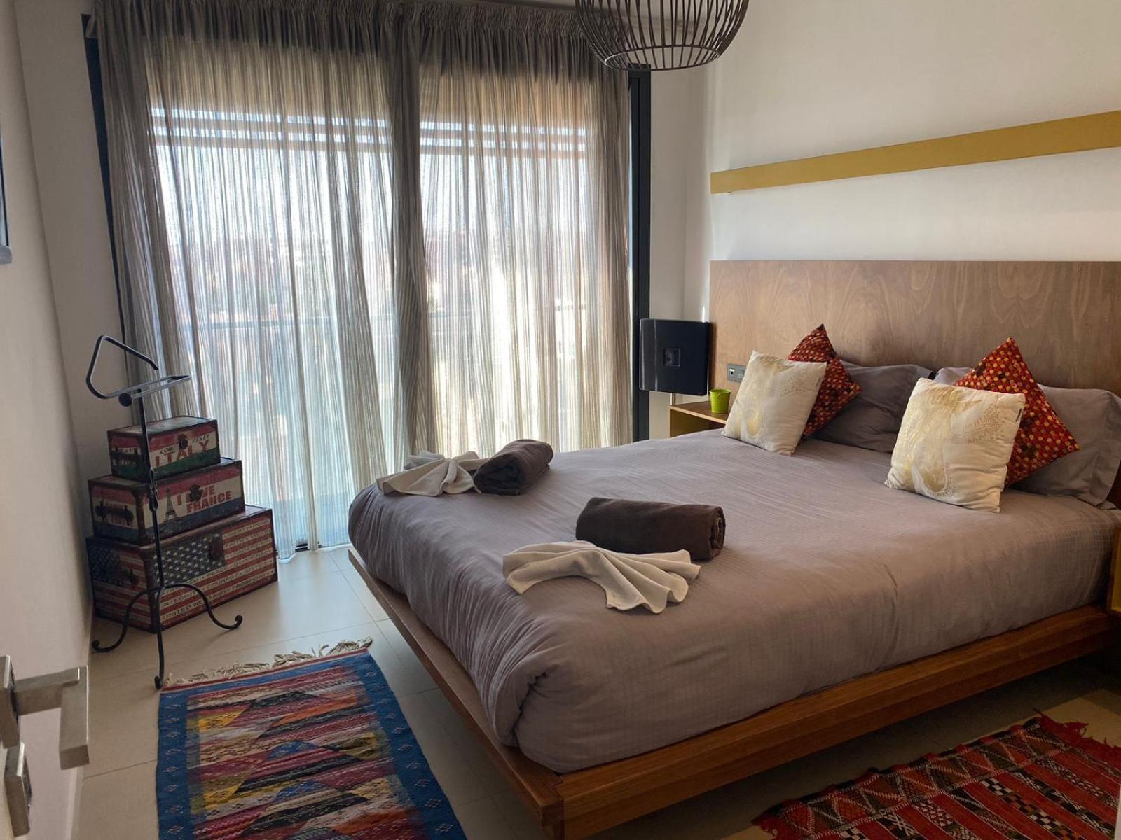 Luxueux Appart Hivernage Avec Vue Sur L"Atlas Marrakesh Bagian luar foto