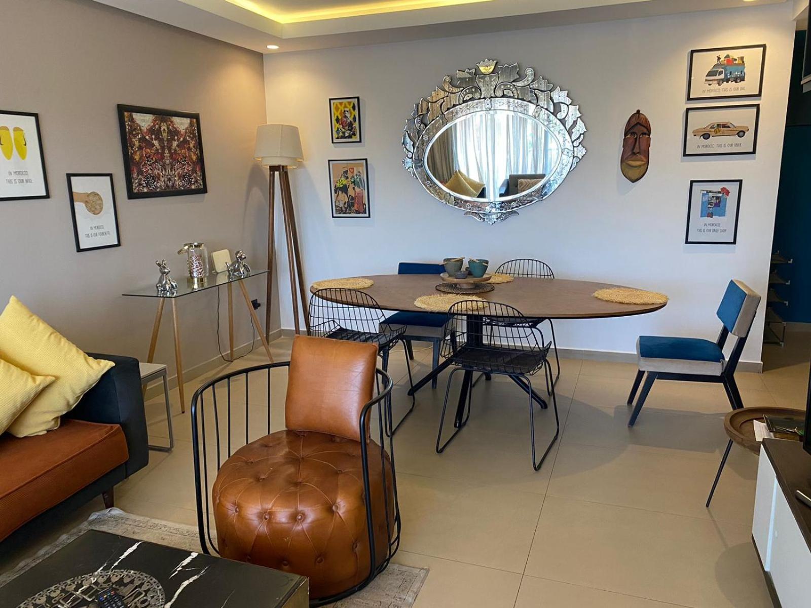 Luxueux Appart Hivernage Avec Vue Sur L"Atlas Marrakesh Bagian luar foto